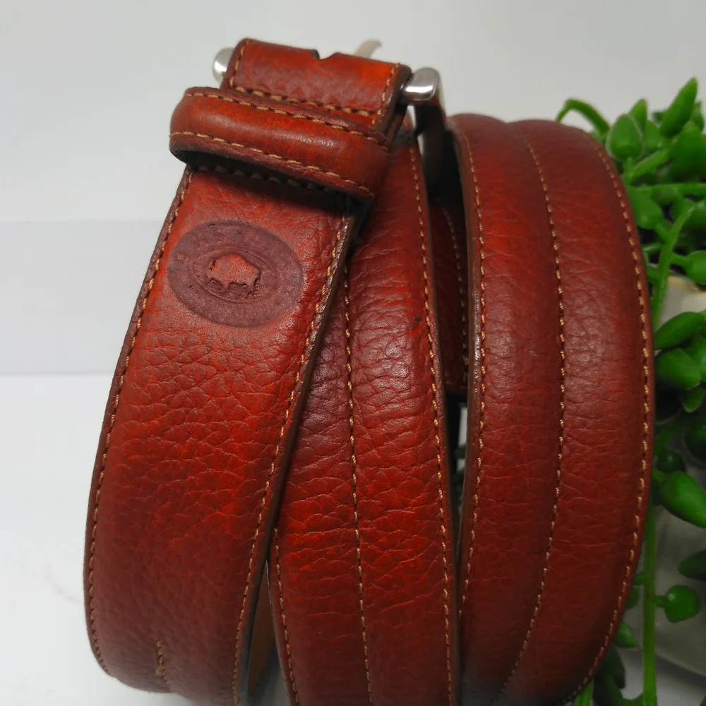 H S Trask & Co Authentic Bison Belt